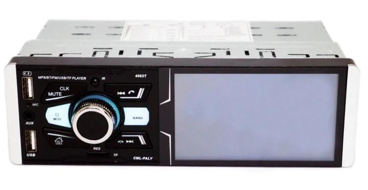 Автомагнітола 1 din 4062 4.1'' ISOBT Bluetooth RGB підсвічування