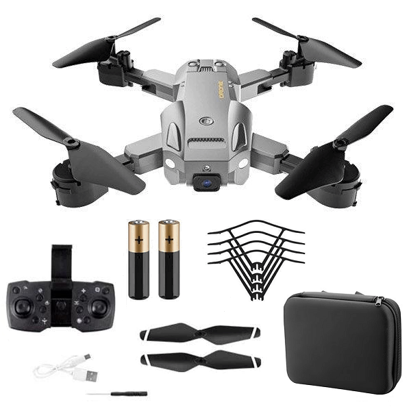 Квадрокоптер RC Q6 4K і HD камеры FPV барометр Gray (d369)