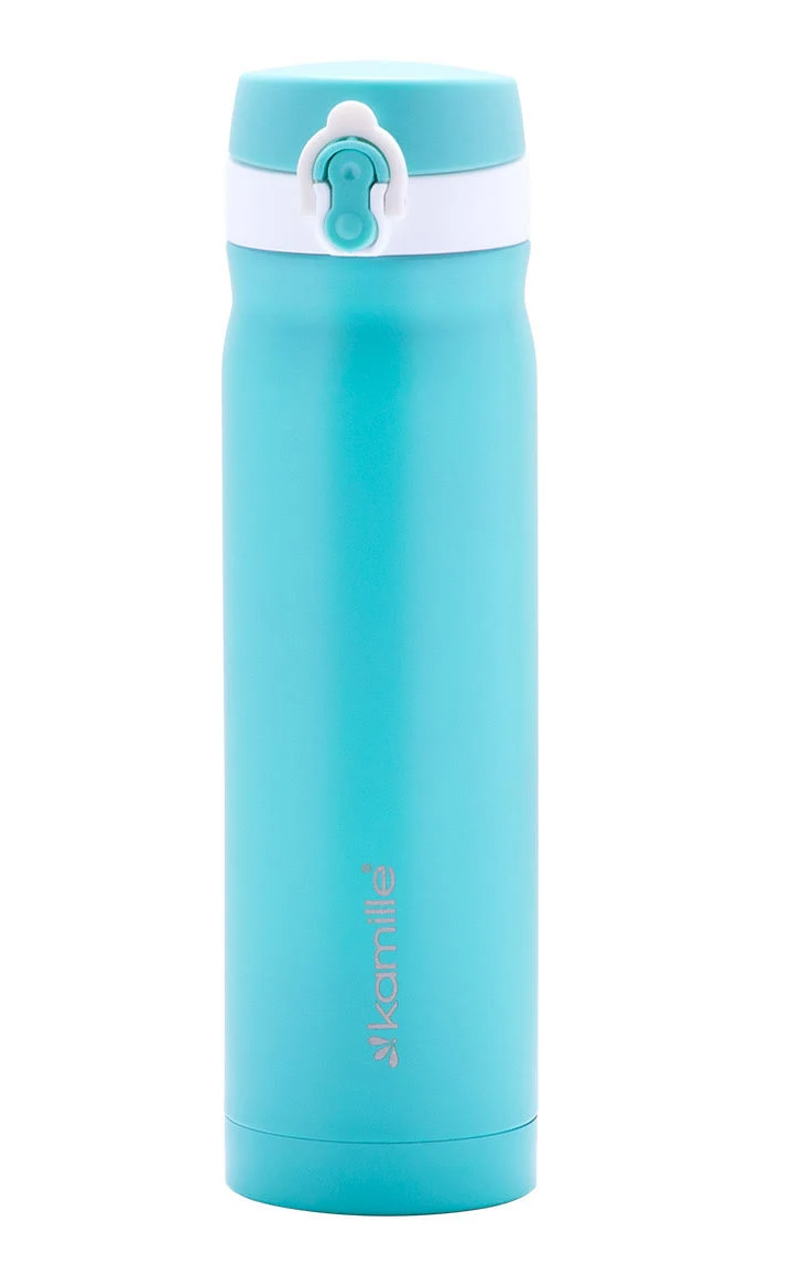Термос-бутылка Kamille 500 мл Бирюзовый (MKM-2005B)