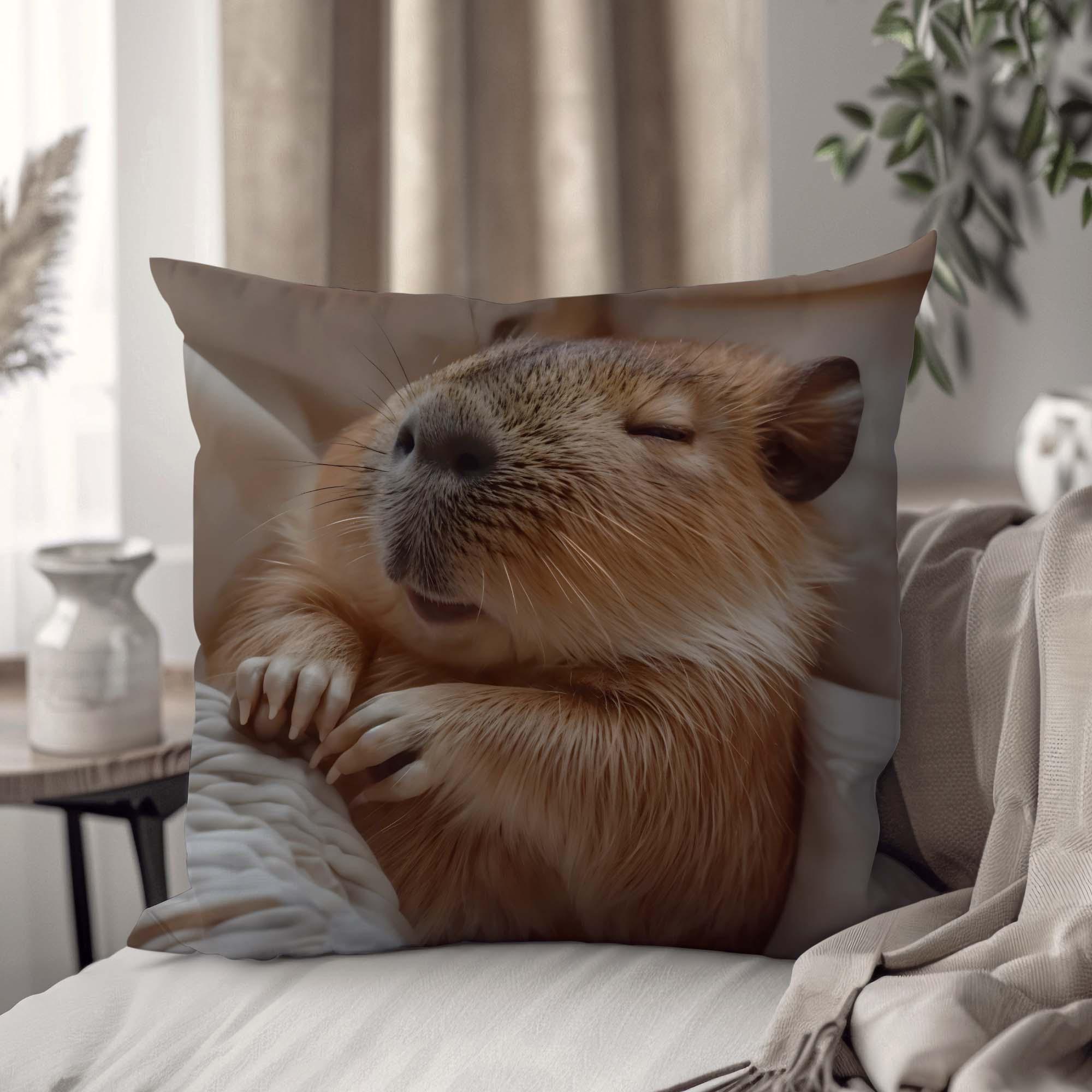 Подушка интерьерная "Капибара" 45х45 см (1309745UA)