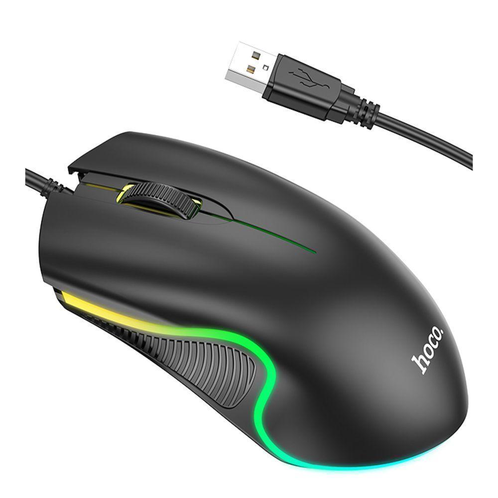 Комп'ютерна мишка Hoco GM19 USB Чорний (3001624140)