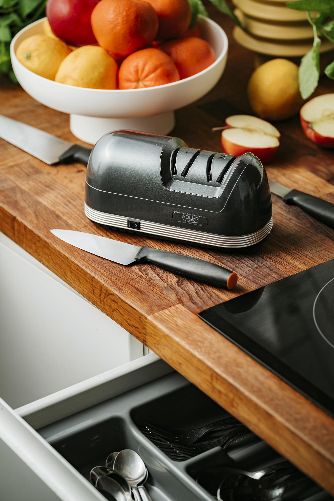 Точилка Adler AD 4508 электрическая для ножей - фото 12 Точилка Adler AD 4508 электрическая для ножей - фото 12