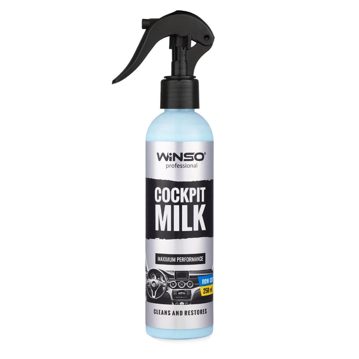 Полироль-молочко для приборной панели Winso Cockpit Milk New Car 250мл