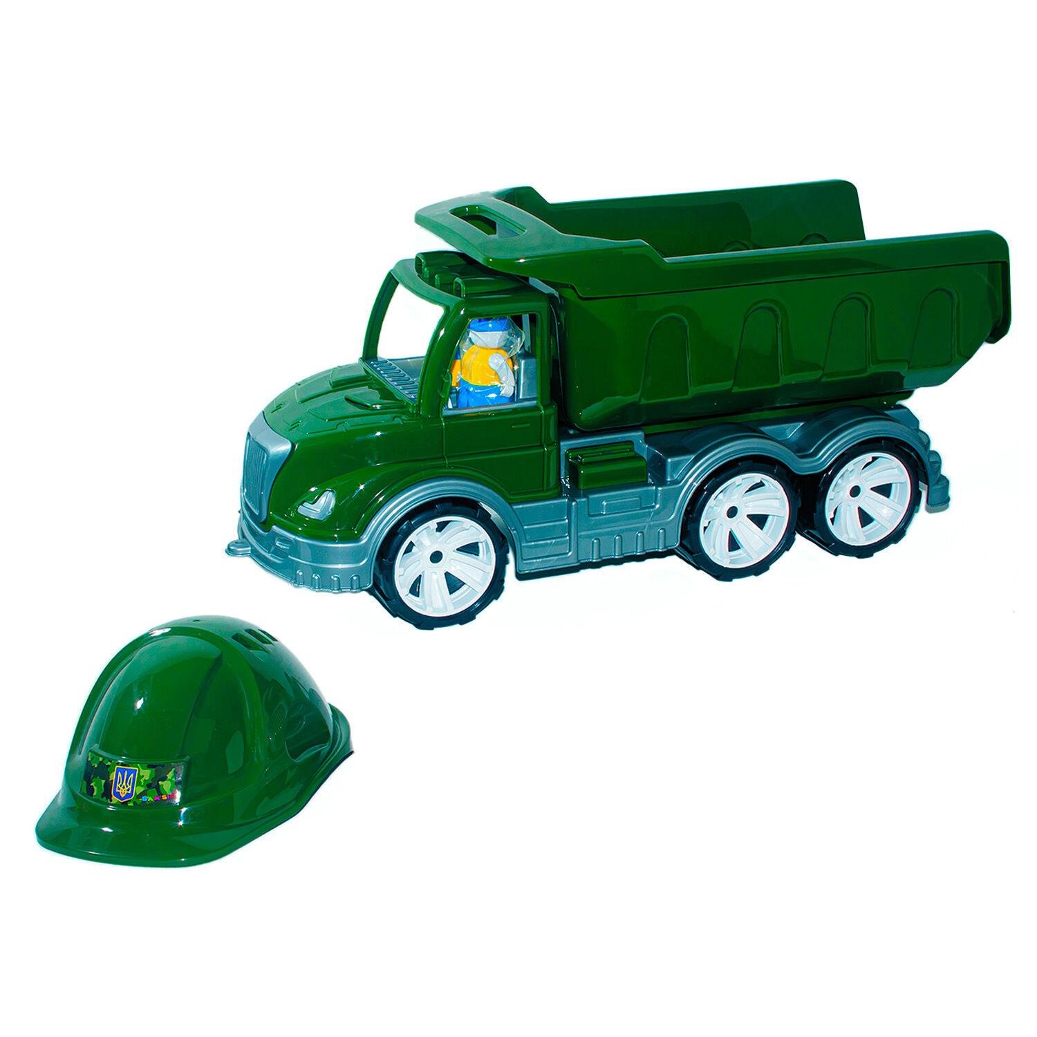 Самосвал Bamsic Mati 003/8 военный с каской 50 см (24593443) Самосвал Bamsic Mati 003/8 военный с каской 50 см (24593443)