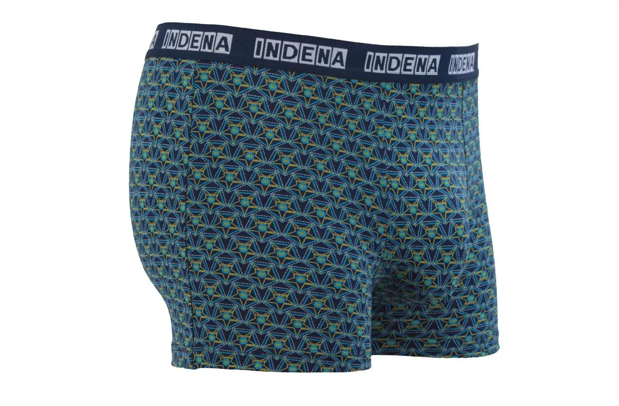 Мужские трусы стрейчевые INDENA р-р 3XL 50-52 Зеленый (95115)