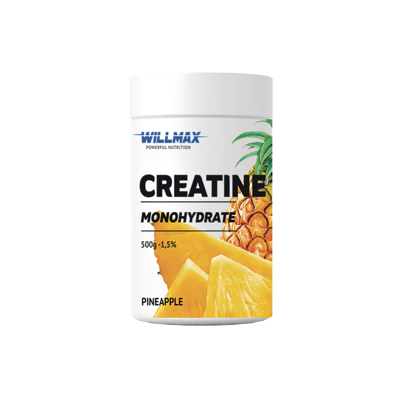 Креатин Моногидрат Willmax Creatine Monohydrate Ананас 500 г