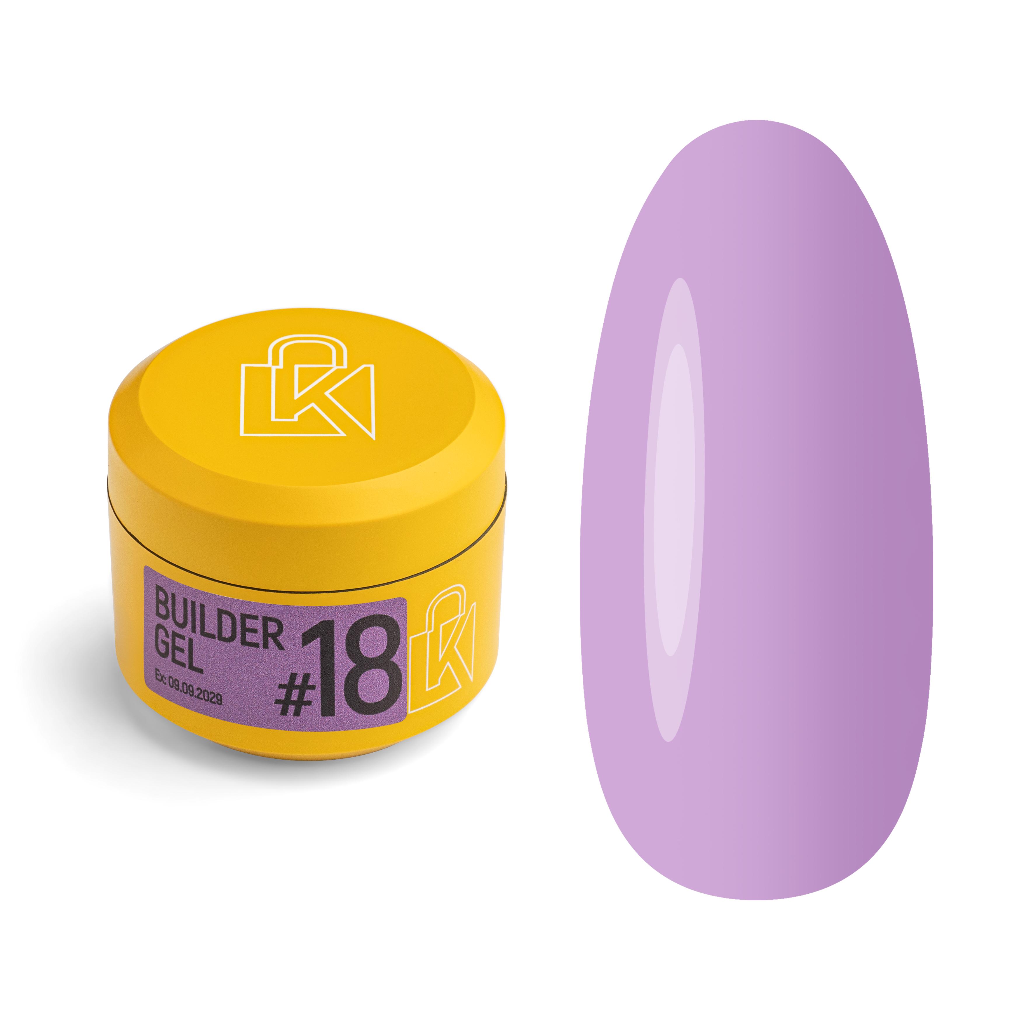 Гель для наращивания Kupiuviti Builder Gel №18 30 мл