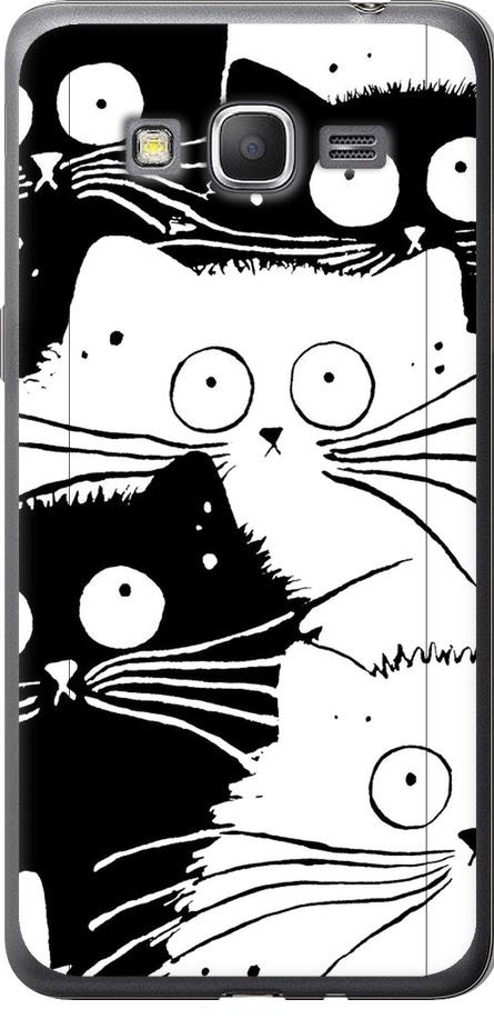 Чехол на Samsung Galaxy J2 Prime Коты v2 (3565m-466-42517)