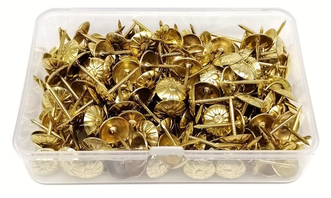 Гвозди мебельные декоративные 200 шт. Золотой (SP-25201) Гвозди мебельные декоративные 200 шт. Золотой (SP-25201)