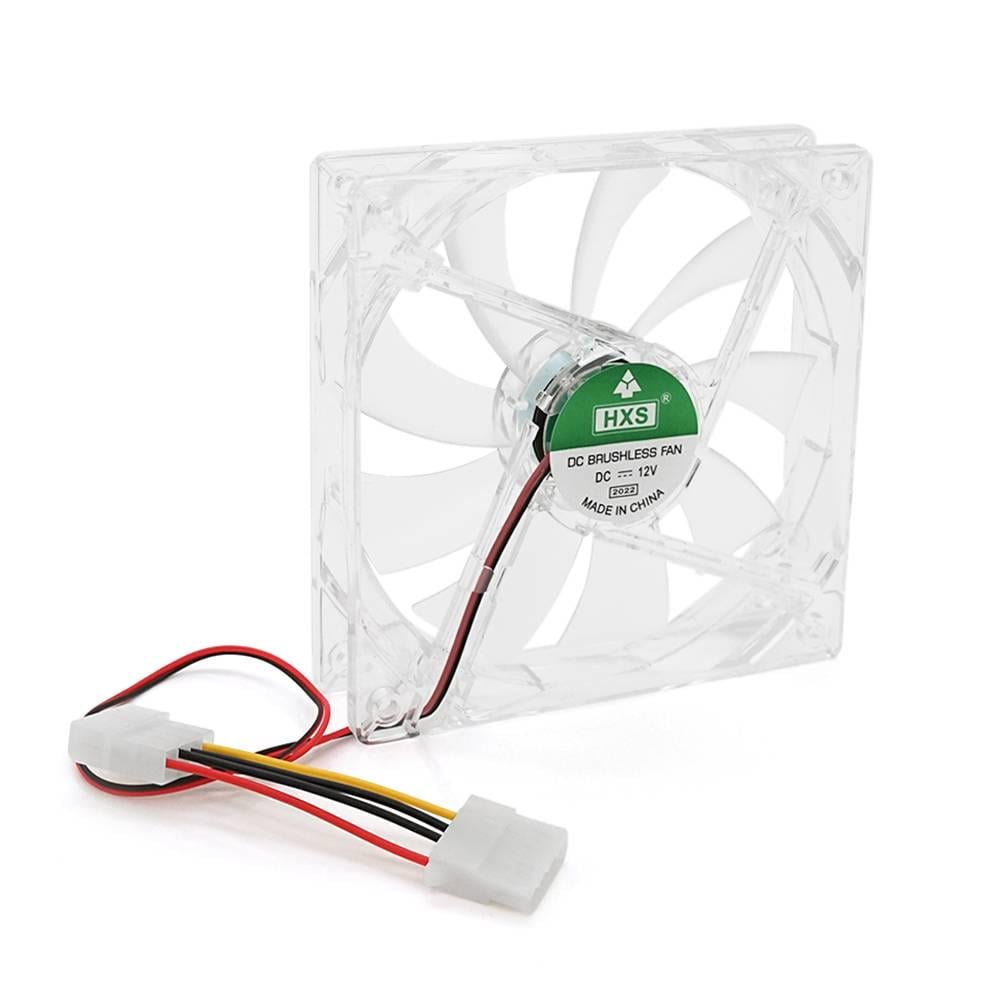 Кулер корпусний 12025 DC sleeve fan 4pin 12V/015A 1900 об/хв 120х120х25 мм Green (31648)