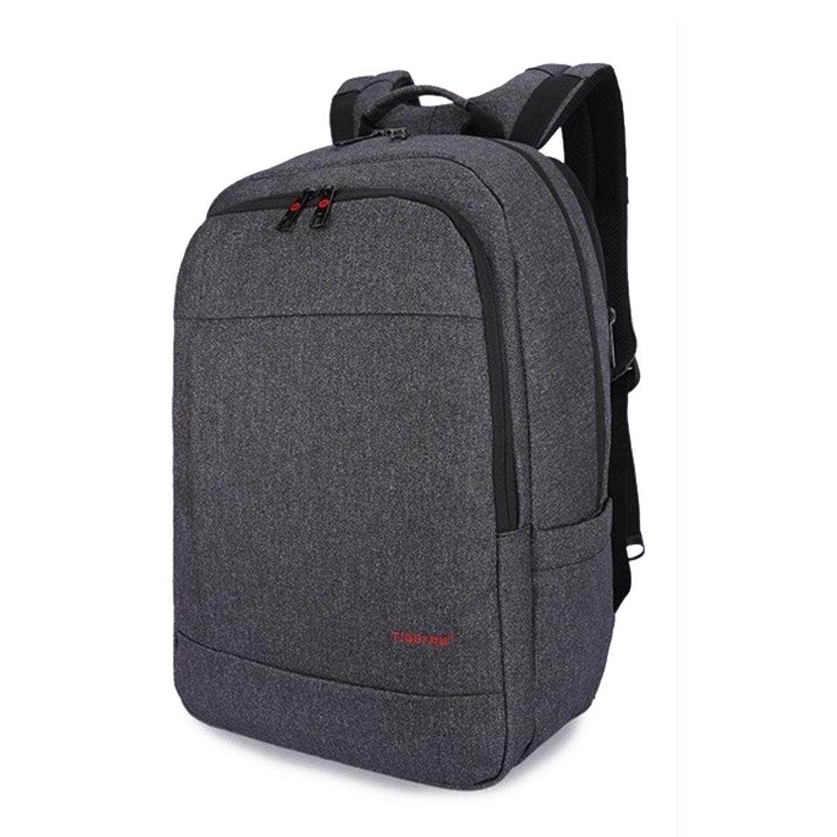 Городской рюкзак Tigernu T-B3142 для ноутбука 17" 28 л + кодовый замок Темно-серый (1906)