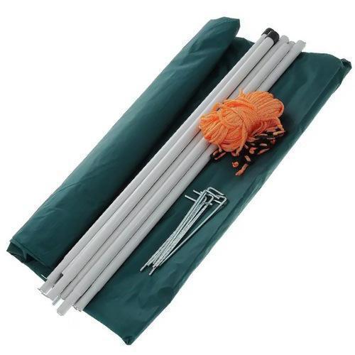 Туристический тент со стойками и оттяжками Tribe UTRT-104 3,0х3,0 м Зеленый - фото 5