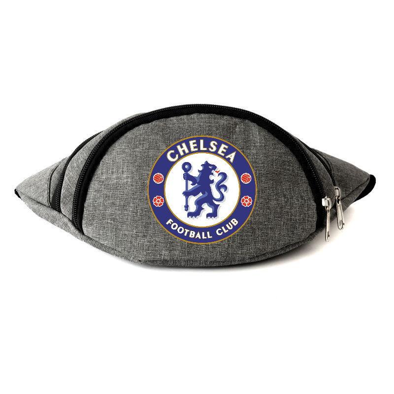 Поясная сумка-бананка Cappuchino toys Футбольный клуб Челси Chelsea-04 Серый (1652391264)
