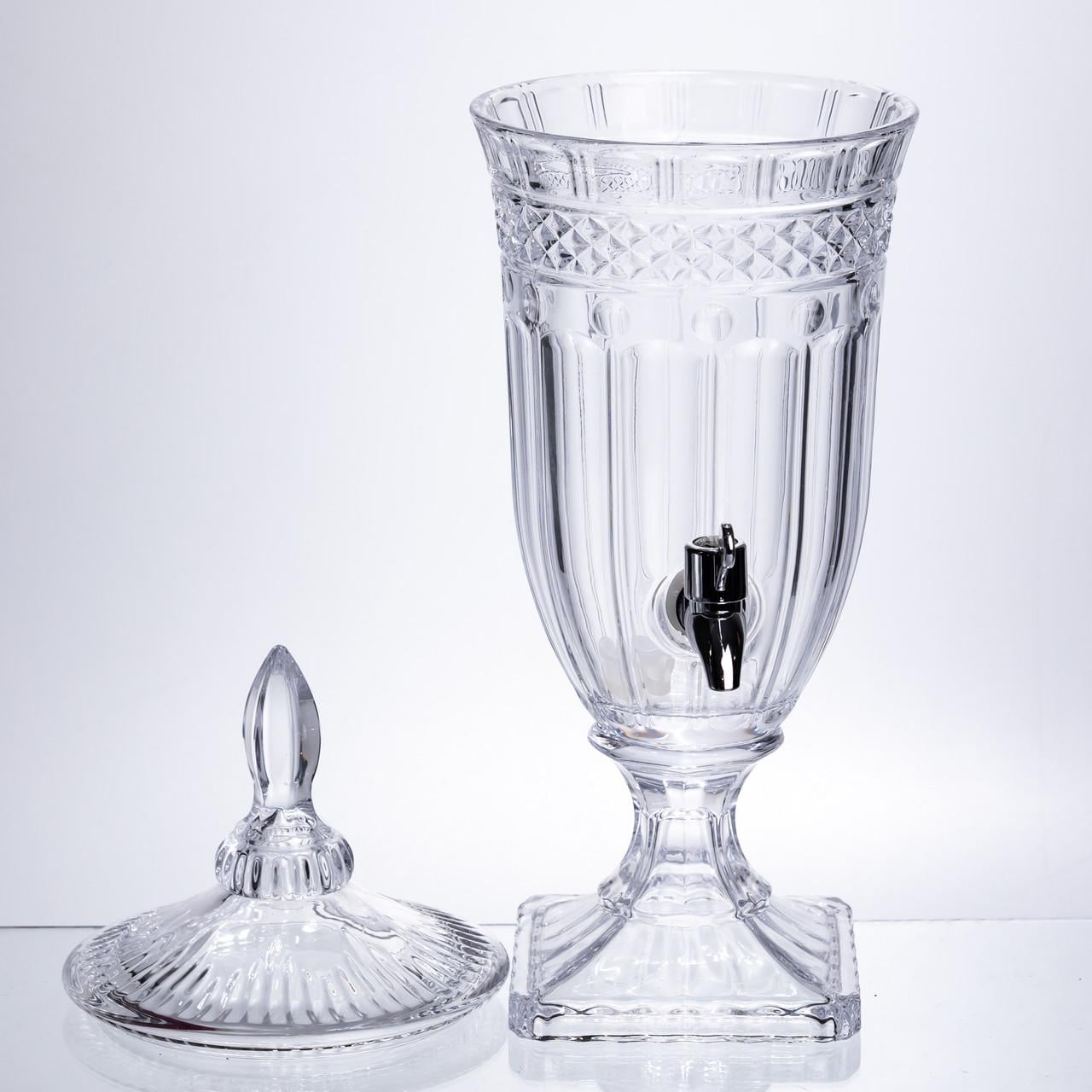 Лимонадниця Topaz Crystal з краном 2 л Прозорий (HP-19-292)