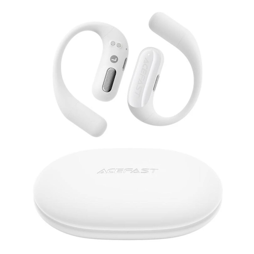 Наушники беспроводные Acefast FA002 ACEFIT Air Wireless Earbuds BT5.0 500 mAh White (6974316283638)