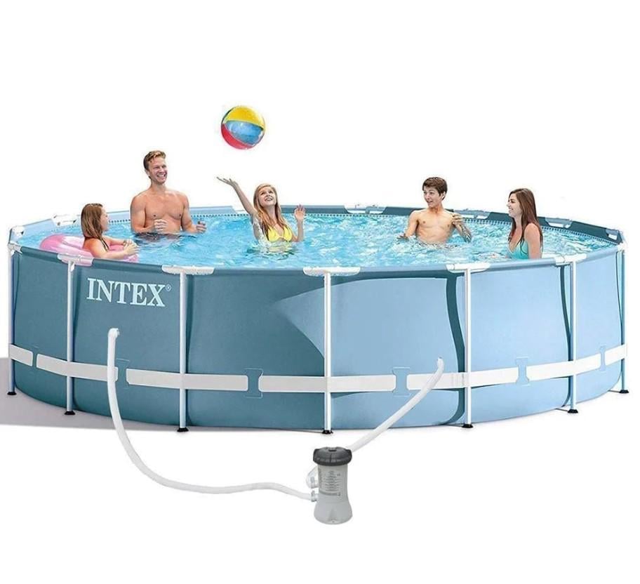 Бассейн каркасный Intex с фильтр-насосом 457х107 см (28734)