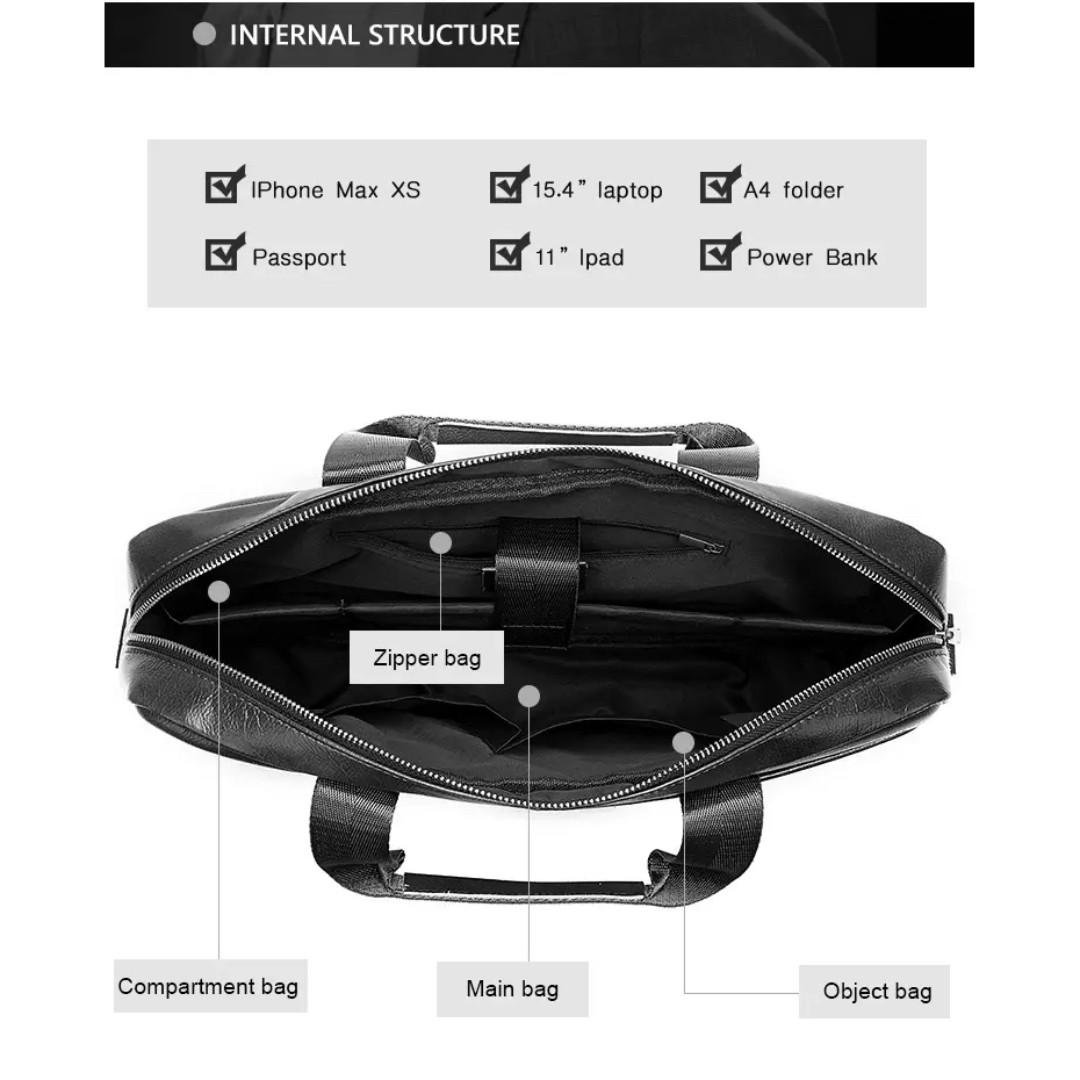 Портфель чоловічий Lorian з натуральної шкіри з відділенням для ноутбуку Кавовий (LR 252019-coffee) - фото 10 Портфель чоловічий Lorian з натуральної шкіри з відділенням для ноутбуку Кавовий (LR 252019-coffee) - фото 10