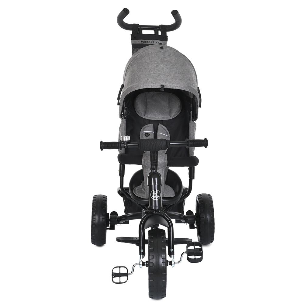 Дитячий велосипед триколісний Turbo Trike MT 1005 EVA Сірий (723267637) - фото 2