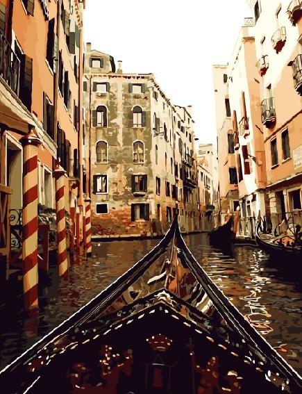 Картина по номерам Brushme "По каналам Венеции" (GX8383)