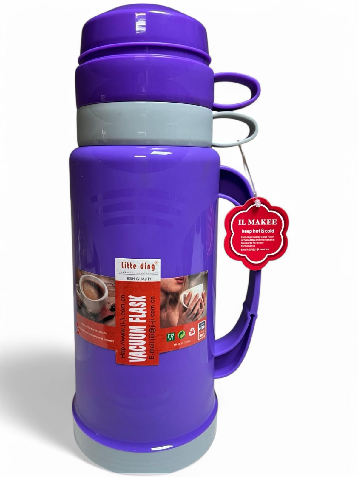 Термос UKC T108 с крышкой нержавеющая сталь 1000 мл Purple (Т-Т108Purple) Термос UKC T108 с крышкой нержавеющая сталь 1000 мл Purple (Т-Т108Purple)