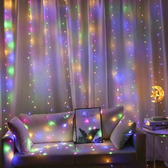 Гирлянда-штора на проволке Капли Росы 200 LED RGB 2x2 м (CRT-031M) Гирлянда-штора на проволке Капли Росы 200 LED RGB 2x2 м (CRT-031M)