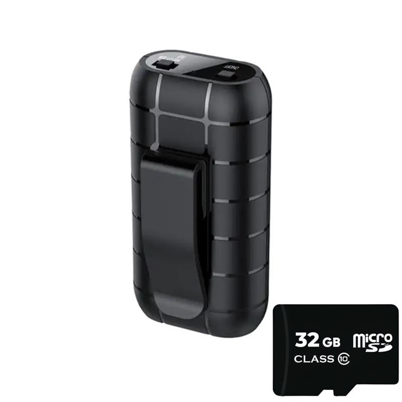 Диктофон міні Nectronix A50+ з великим часом роботи пам'ять 32 Гб кліпса магніт (100836-32)