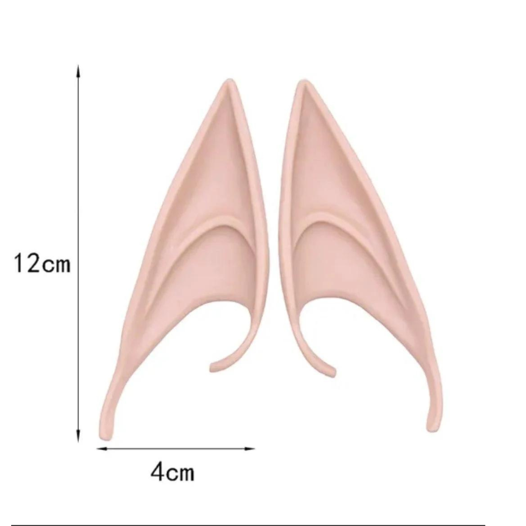 Вушка ельфа накладні 12 см 2 шт. Тілесний - фото 4