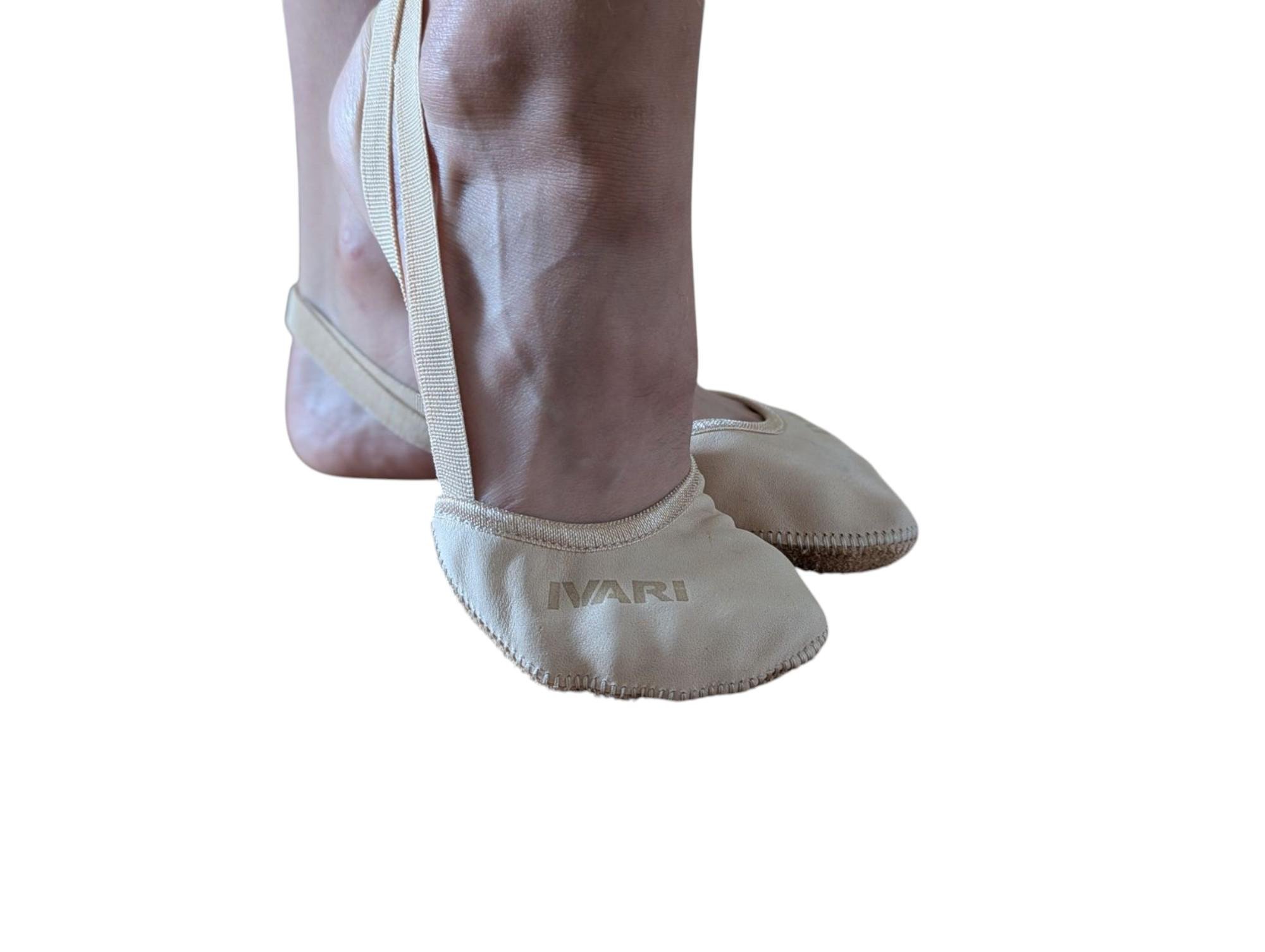 Получешки Ivari кожа/замша бесшовные р. 20 Бежевый (6936116100451)