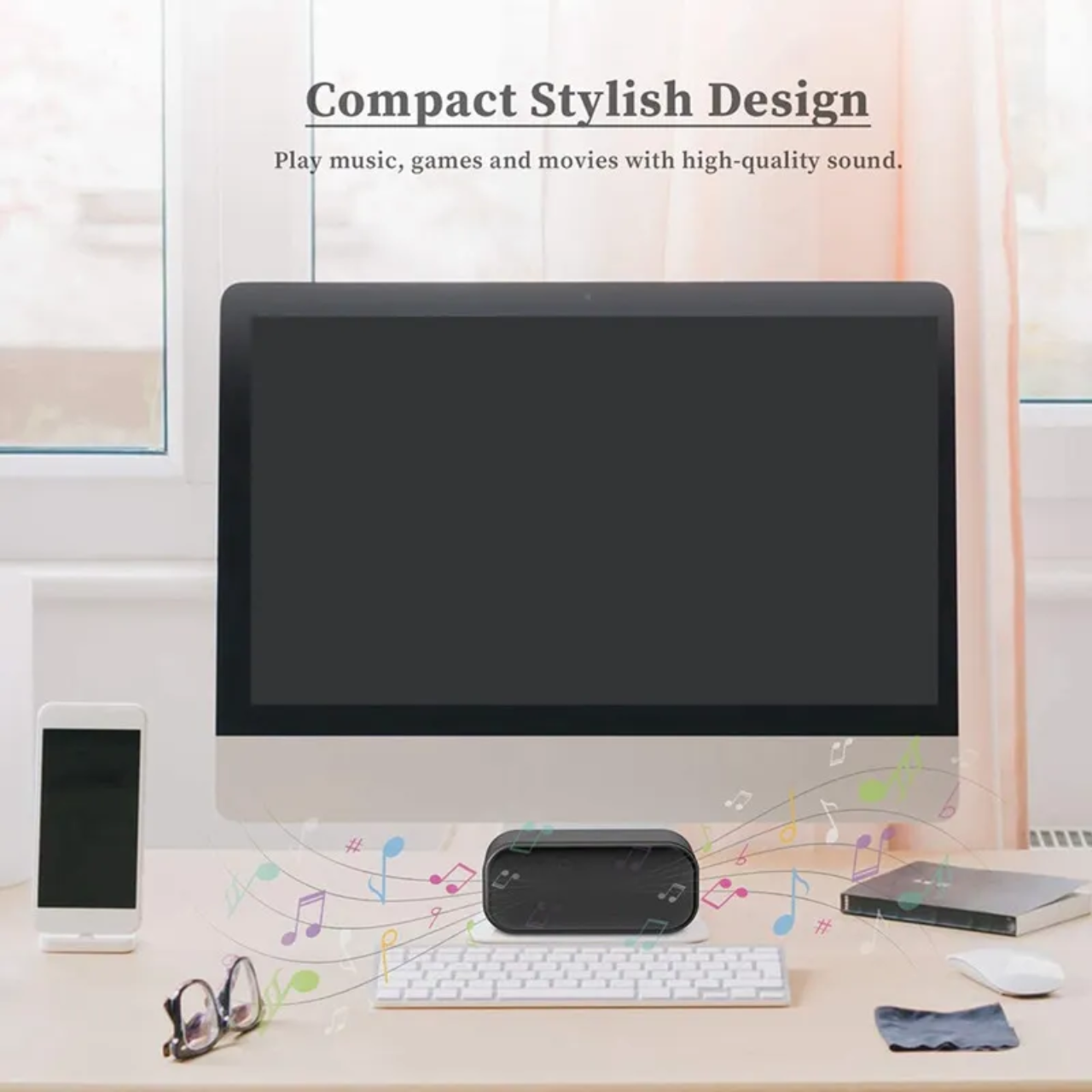 Колонка портативна для комп'ютера USB з потужним звуком та насиченим басом (HK5010) - фото 7