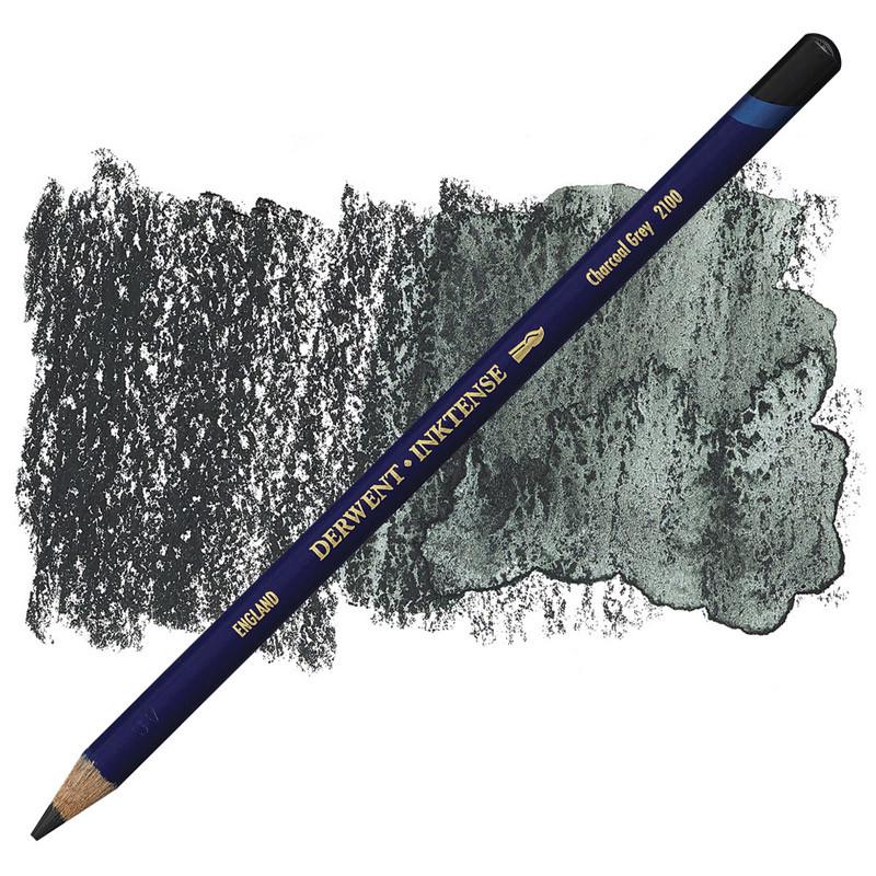 Олівець чорнильний Inktense 2100 Rosa 700923 6 шт. Вугільно-сірий (5028252186988) - фото 1