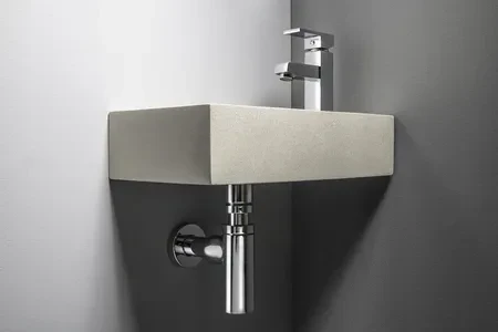 Умивальник Sapho Crest R Z Korkiem 40х22 см Бежевий/Граніт (AR413) - фото 6 Умивальник Sapho Crest R Z Korkiem 40х22 см Бежевий/Граніт (AR413) - фото 6