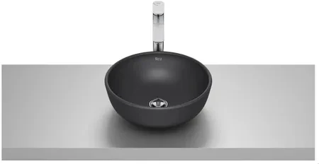Умывальник ROCA Optica Round Er A327C12080 35 см Black Matte (153884137)