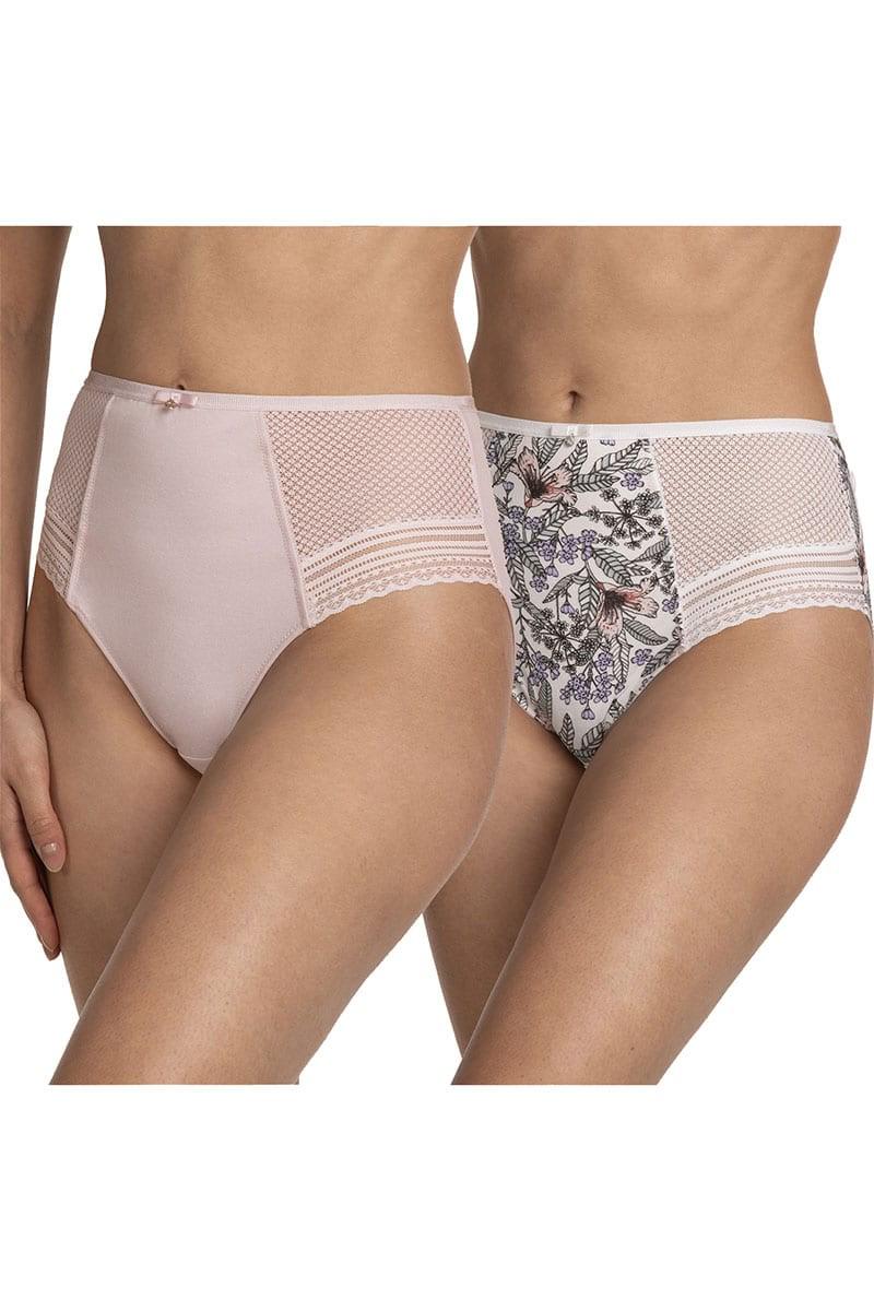 Трусики-шортики Lama р. 6/XXL 2 шт. Розово-молочный (72401)