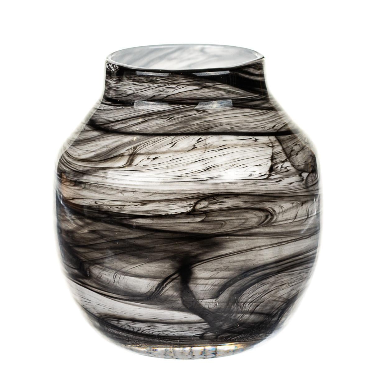 Ваза стеклянная Elisey Мрамор (8426-011)