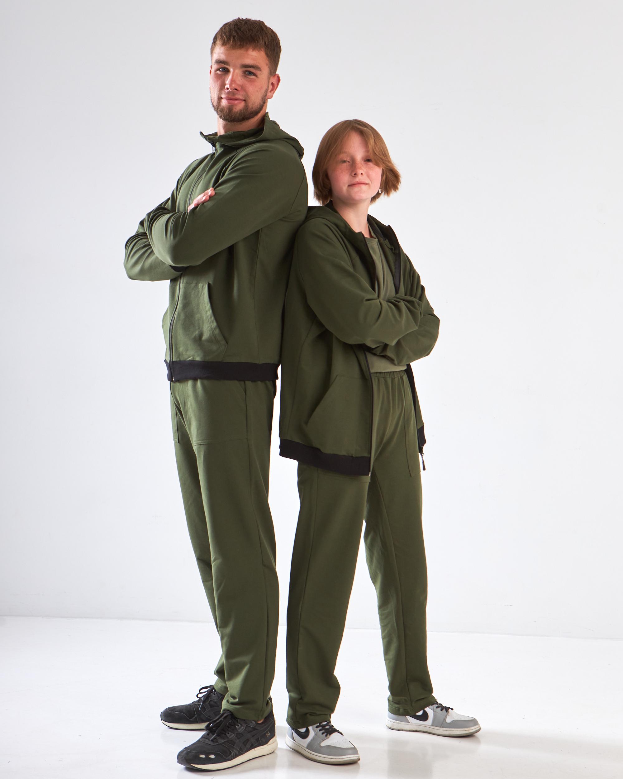 Спортивный костюм мужской р. 50 Хаки (14605358) - фото 8 Спортивный костюм мужской р. 50 Хаки (14605358) - фото 8