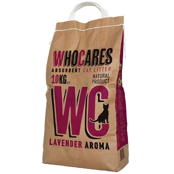 Наполнитель для лотков WhoCares Lavander с запахом лаванды 10 кг Наполнитель для лотков WhoCares Lavander с запахом лаванды 10 кг