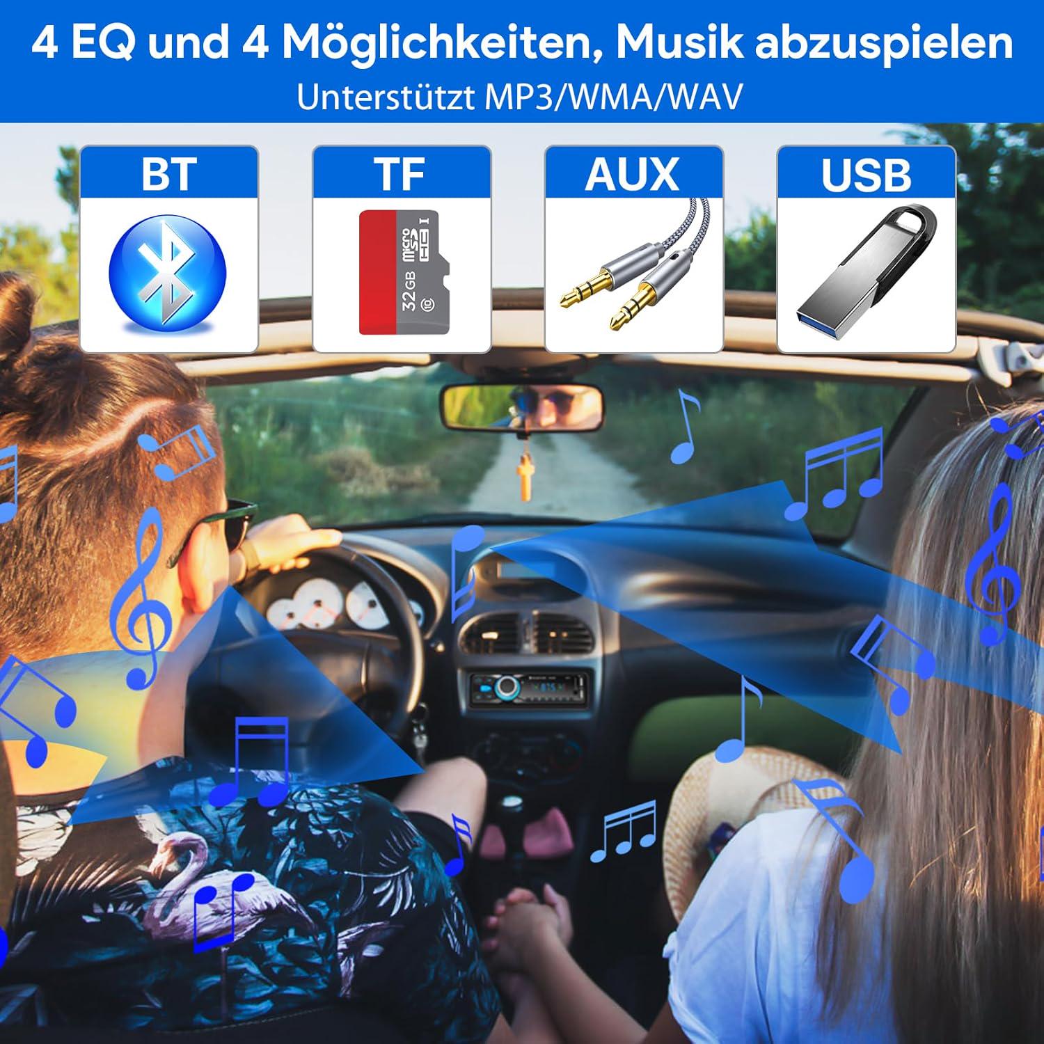 Автомагнитола 1DIN CENXINY Bluetooth FM MP3 2xUSB SD AUX - фото 5