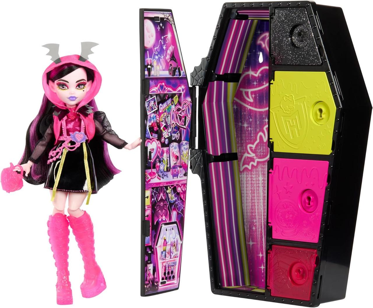 ​Кукла Дракулаура Неон Monster High Skulltimate Secrets HNF78