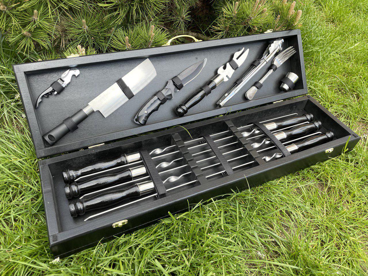 Набор шампуров в кейсе Пикник 17 S1