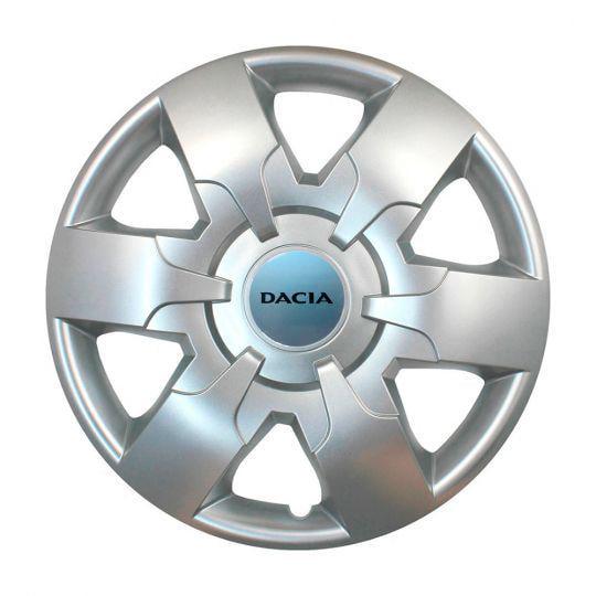 Автомобильные колпаки SKS 413 R16 с логотипом Dacia 4 шт. Серебристый