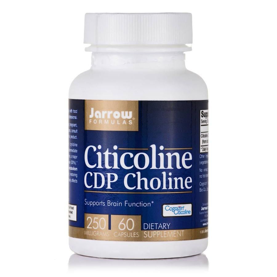 Натуральна добавка Jarrow Formulas Citicoline CDP Choline 60 капс. (8197)