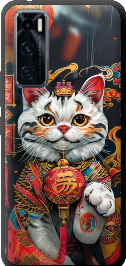 Чехол на Vivo V20 SE China Cat v2 (6135b-2128-42517)