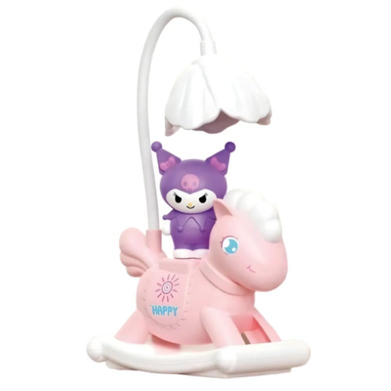 Лампа детская настольная куром с цветком 17х10 см Розовый (353A) Лампа детская настольная куром с цветком 17х10 см Розовый (353A)