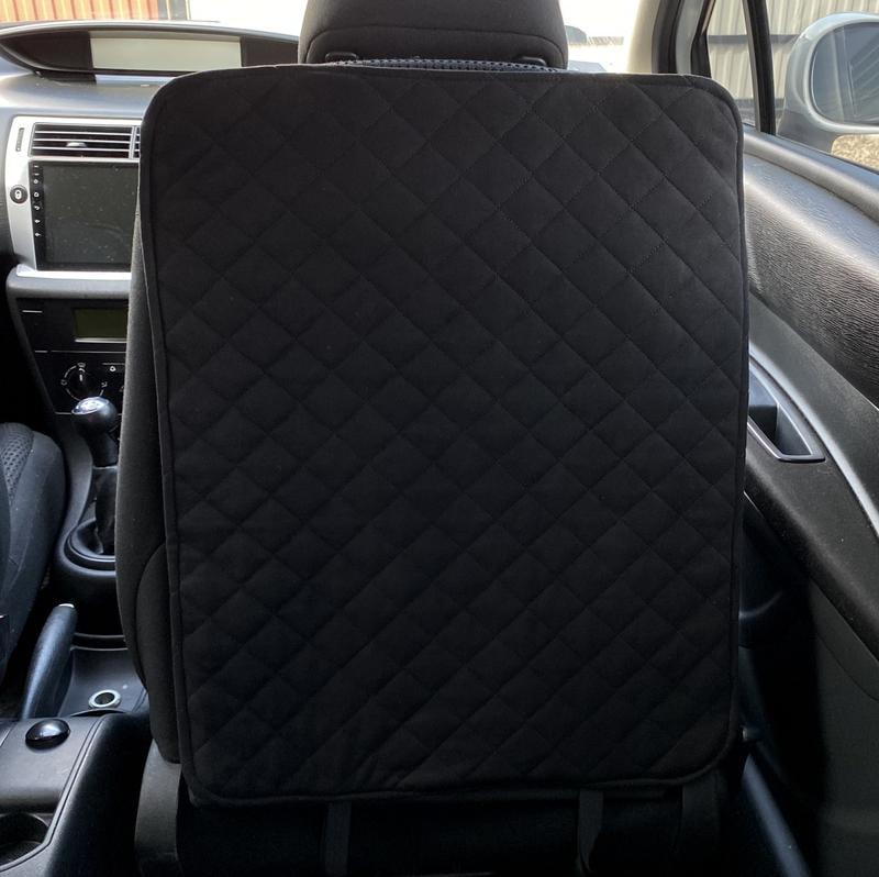 Накидка на спинку переднего сиденья эко-замша 1 шт. Черный (755) - фото 2 Накидка на спинку переднего сиденья эко-замша 1 шт. Черный (755) - фото 2