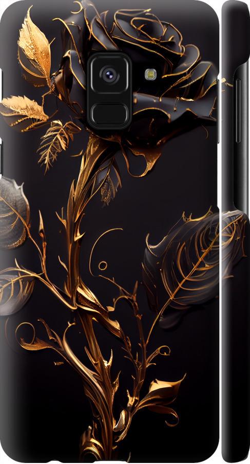 Чехол на Samsung Galaxy A8 2018 A530F Роза 3 (5552m-1344-42517) Чехол на Samsung Galaxy A8 2018 A530F Роза 3 (5552m-1344-42517)