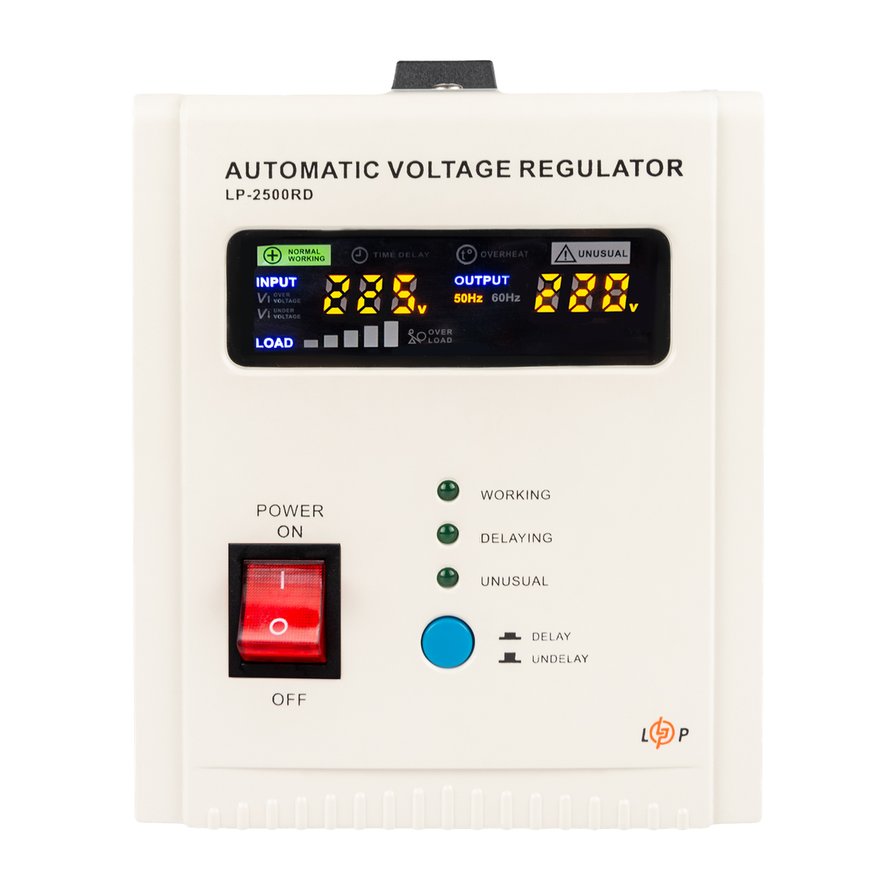 Стабілізатор напруги LP-2500RD 1500 Вт/7 ступ