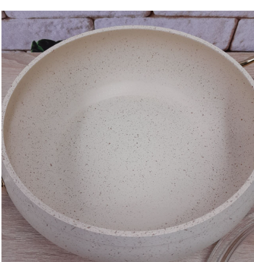 Каструля з кришкою OMS з антипригарним покриттям для газу і індукціі 2,5 л ( 3141-IND-20-ivory) - фото 5 Каструля з кришкою OMS з антипригарним покриттям для газу і індукціі 2,5 л ( 3141-IND-20-ivory) - фото 5