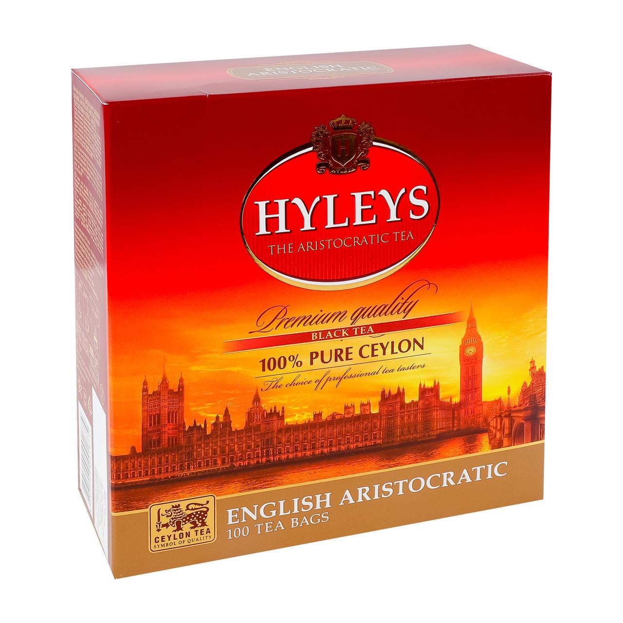 Чай черный Hyleys Английский аристократический 100 пак. (4791045001874)