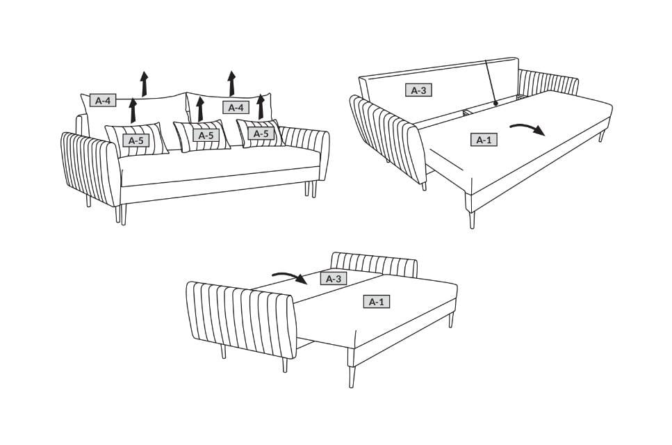 Диван раскладной Perfect Home Frezja натуральное дерево ДСП/ткань Element 09 Кирпичный (49507) - фото 9 Диван раскладной Perfect Home Frezja натуральное дерево ДСП/ткань Element 09 Кирпичный (49507) - фото 9