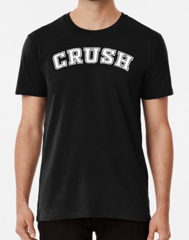 Футболка мужская Stedman с принтом Crush S Черный (ПН146-1)
